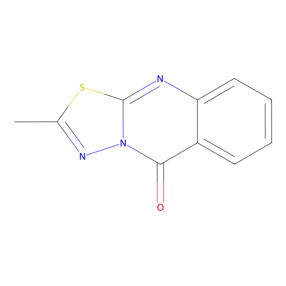 2-methyl-5H-[1,3,4]thiadiazolo[2,3-b]quinazolin-5-one molecular structure, CAS 28873-44-1