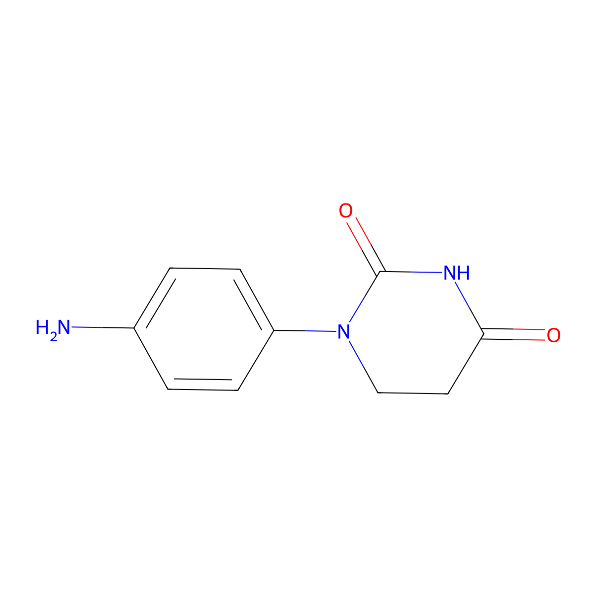 1-(4-Aminophenyl)hexahydropyrimidine-2,4-dione molecular structure, CAS 2887498-04-4