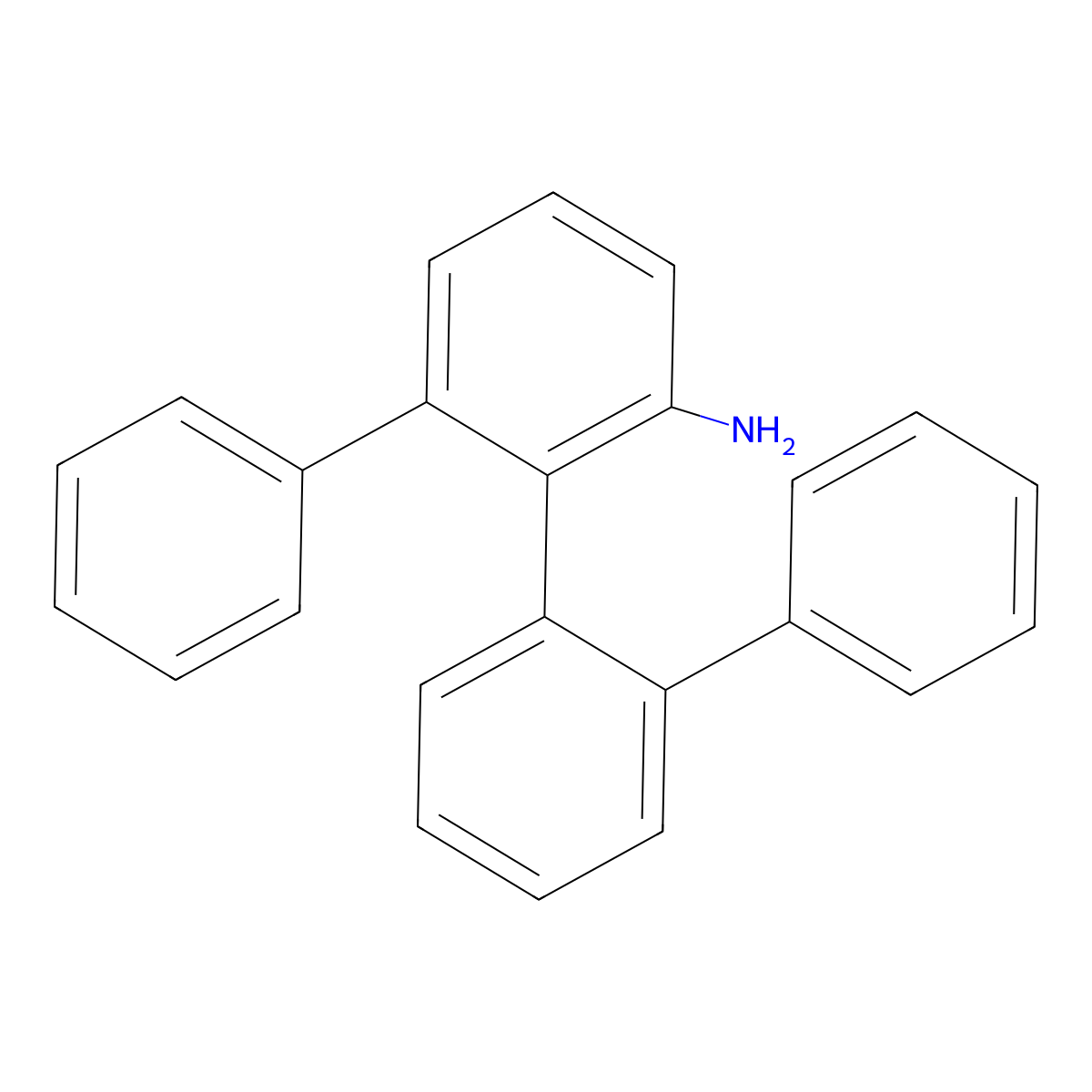 [1,1':2',1'':2'',1'''-Quaterphenyl]-3'-amine molecular structure, CAS 2887924-98-1