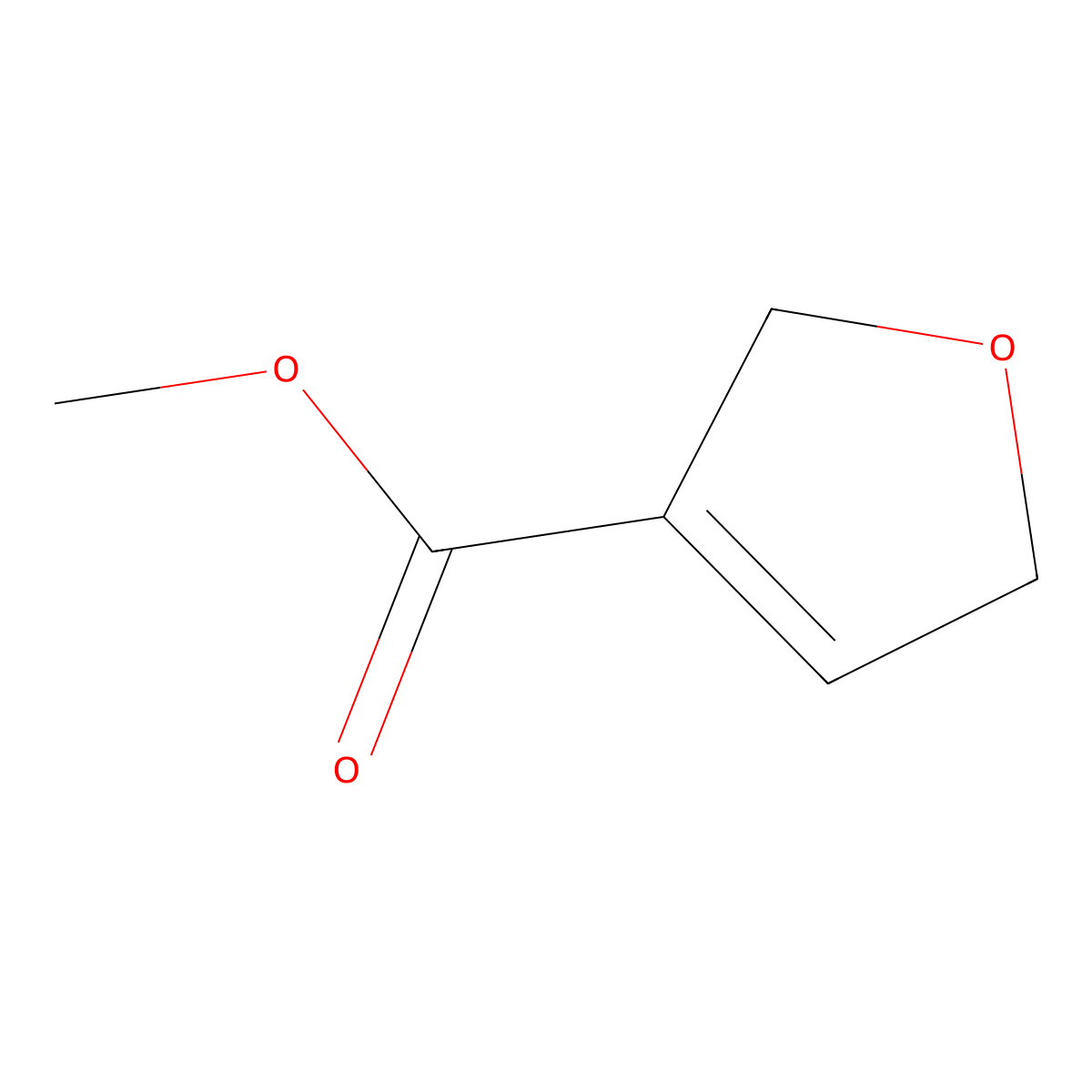 Methyl 2,5-dihydrofuran-3-carboxylate molecular structure, CAS 288839-18-9