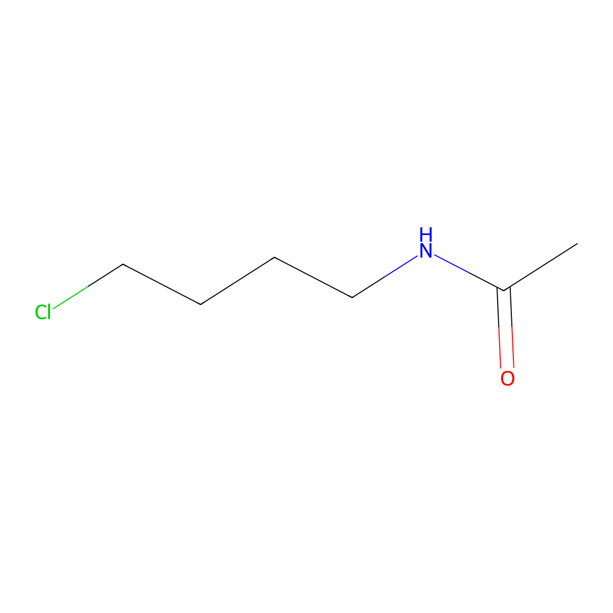 N-(4-chlorobutyl)acetamide molecular structure, CAS 28884-94-8
