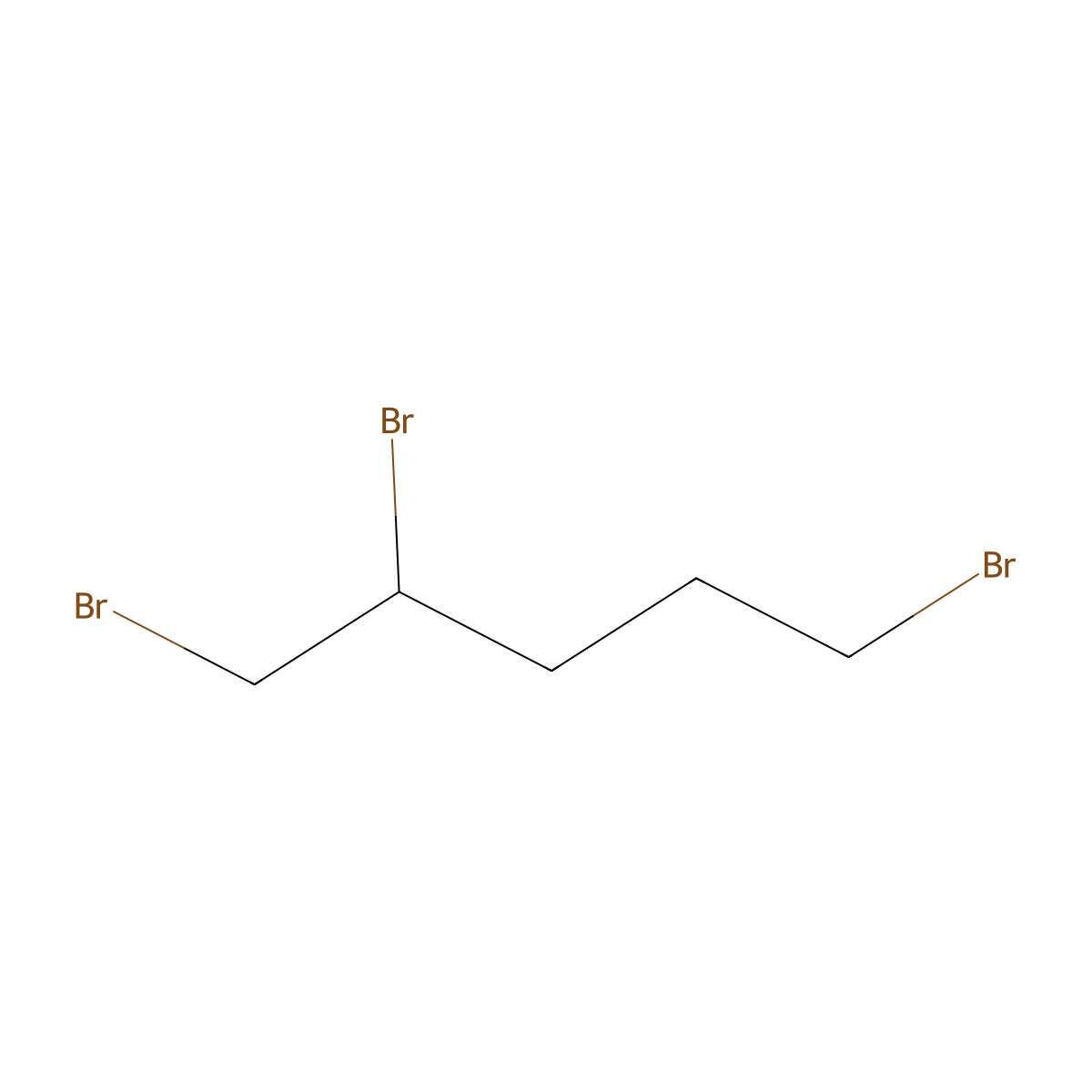 1,2,5-Tribromopentane molecular structure, CAS 28885-22-5