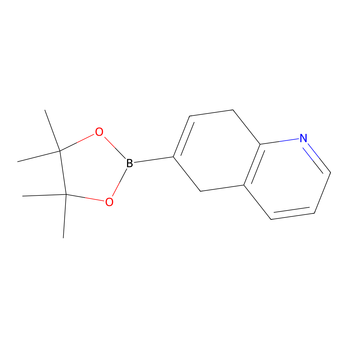 6-(4,4,5,5-Tetramethyl-1,3,2-dioxaborolan-2-yl)-5,8-dihydroquinoline molecular structure, CAS 2889542-89-4
