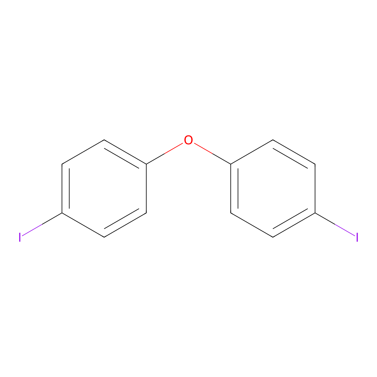 1,1'-Oxybis(4-iodobenzene) molecular structure, CAS 28896-49-3