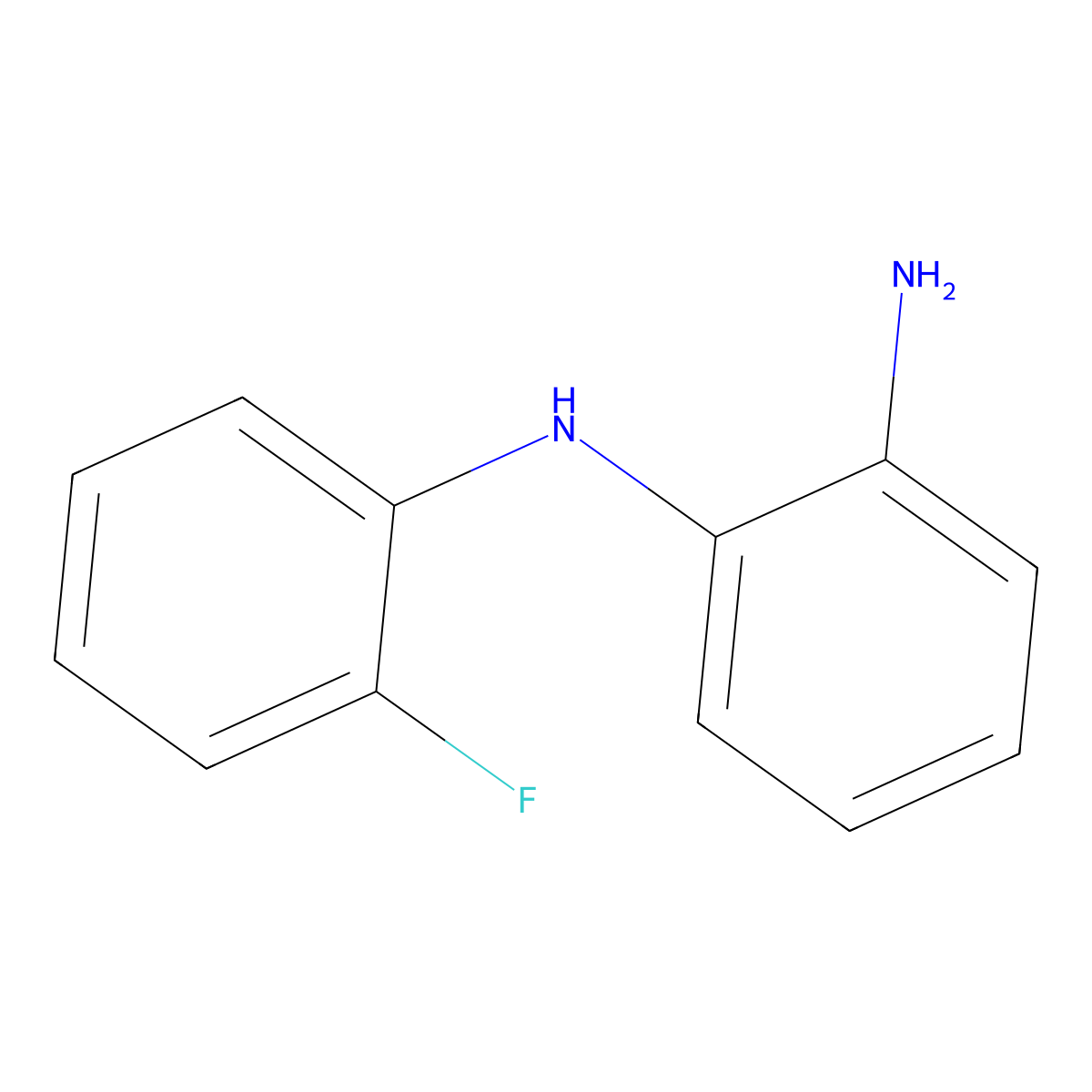N1-(2-Fluorophenyl)benzene-1,2-diamine molecular structure, CAS 28898-03-5