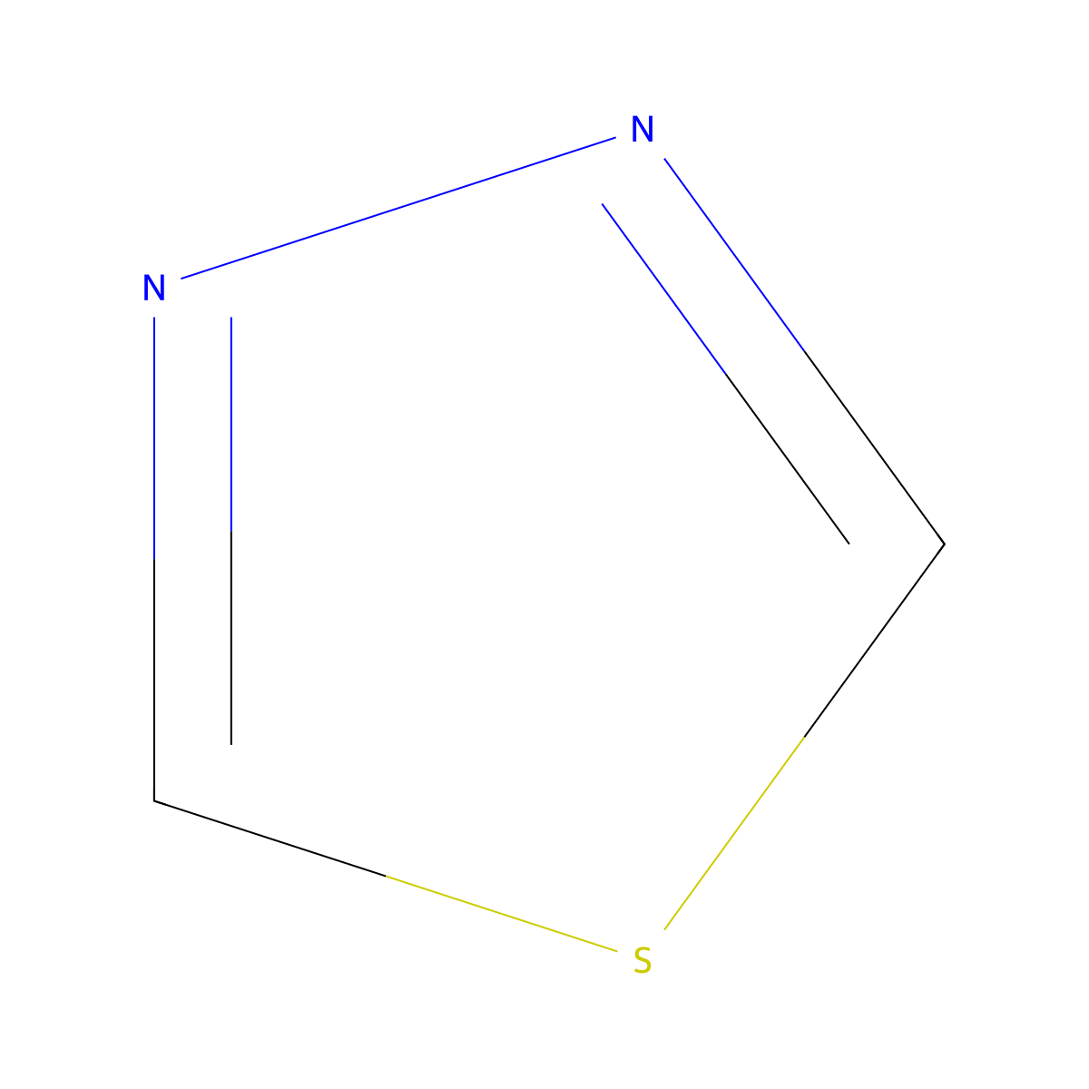 1,3,4-Thiadiazole molecular structure, CAS 289-06-5
