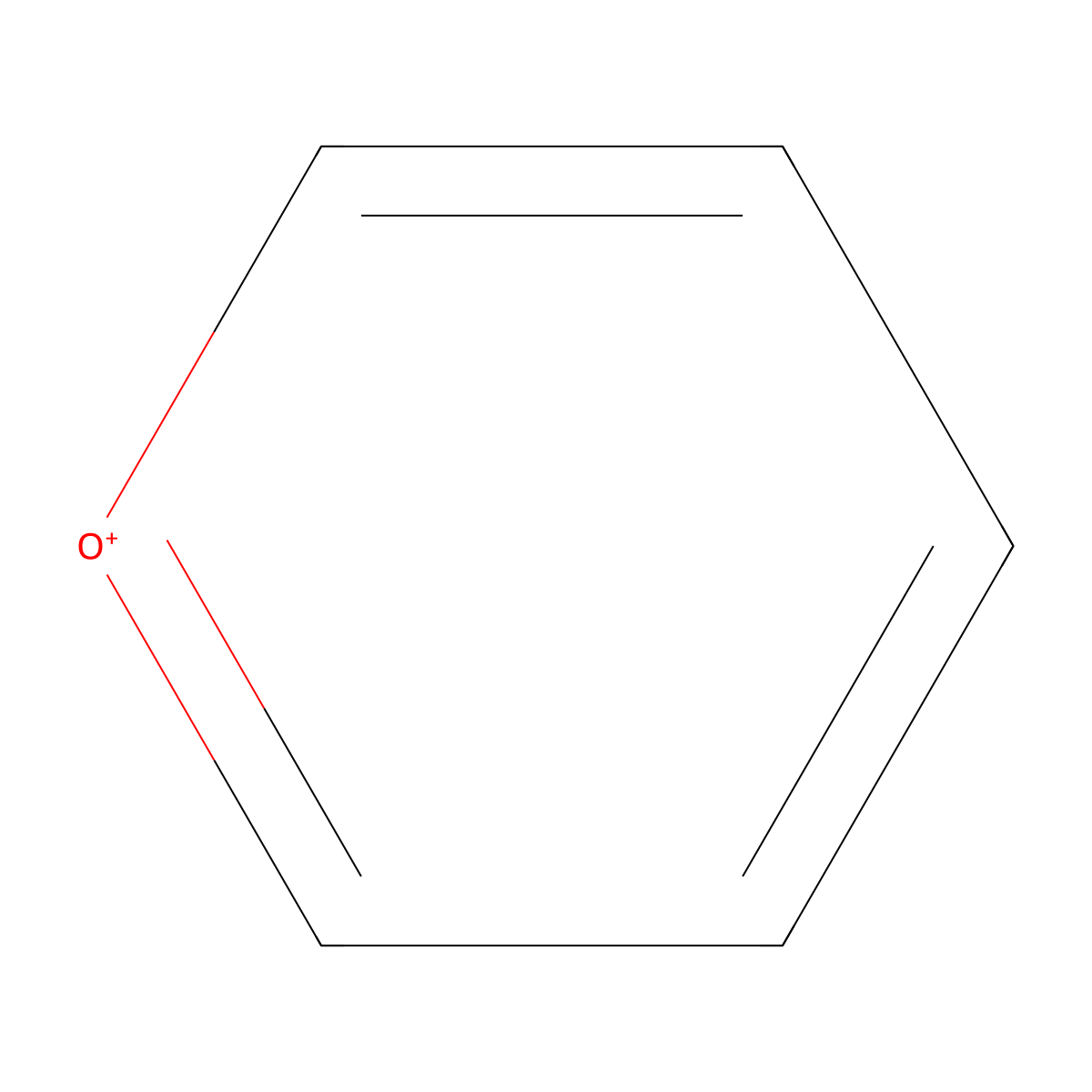 Pyrylium molecular structure, CAS 289-67-8