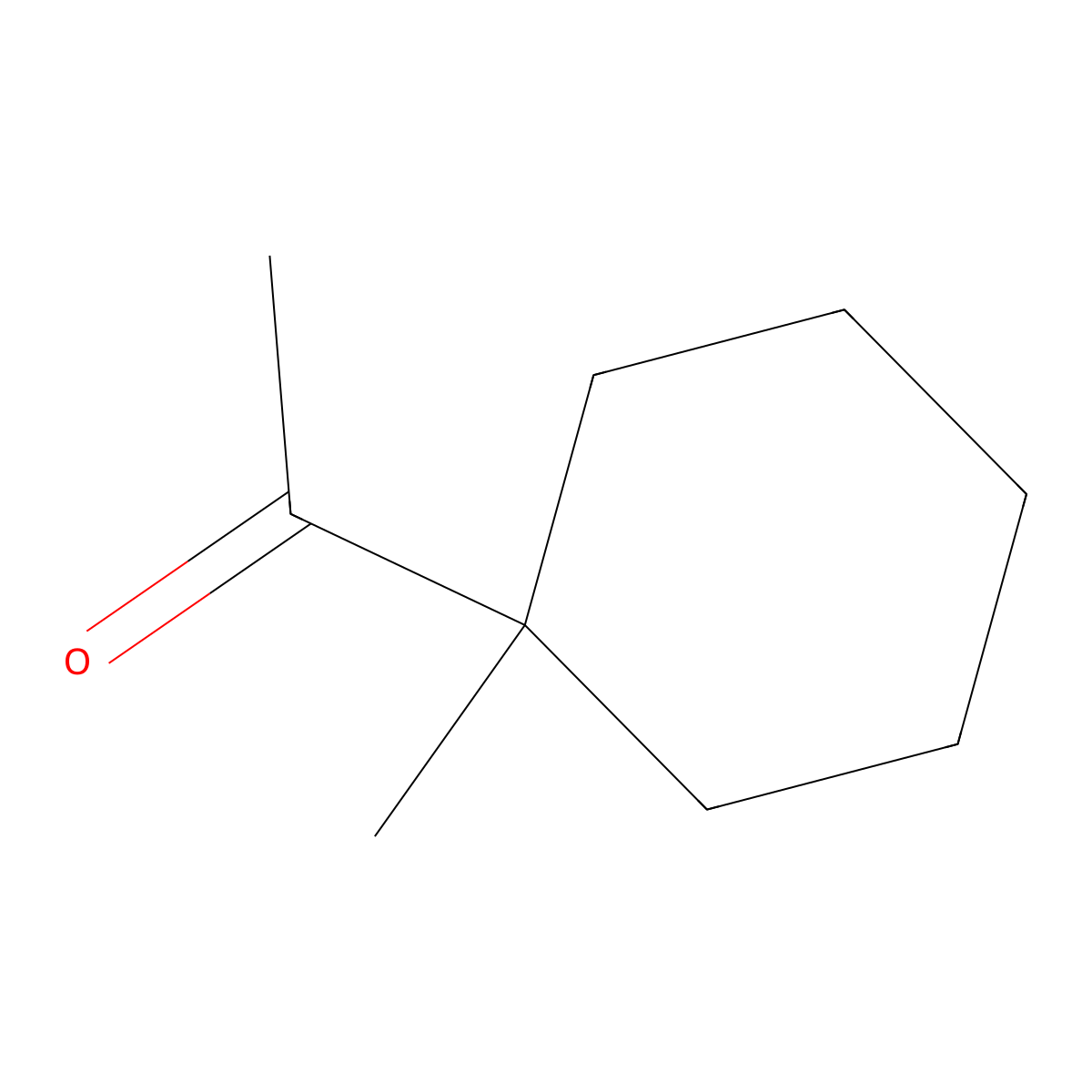 1-(1-Methylcyclohexyl)ethan-1-one molecular structure, CAS 2890-62-2