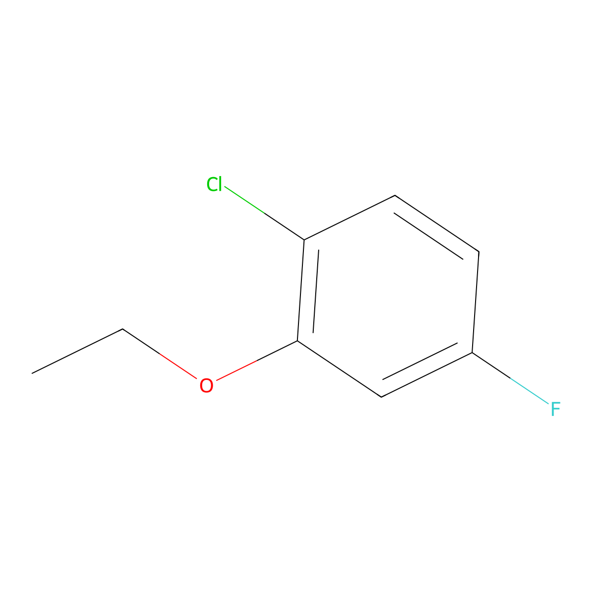 2-Chloro-5-fluorophenetole molecular structure, CAS 289039-35-6