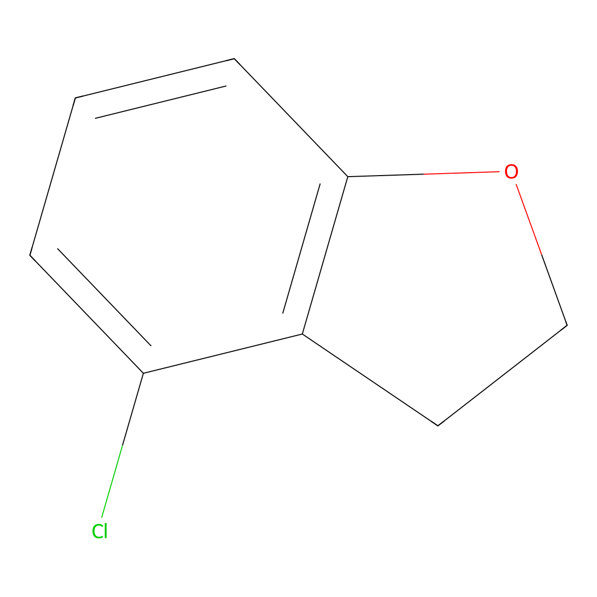 4-Chloro-2,3-dihydrobenzofuran molecular structure, CAS 289058-20-4