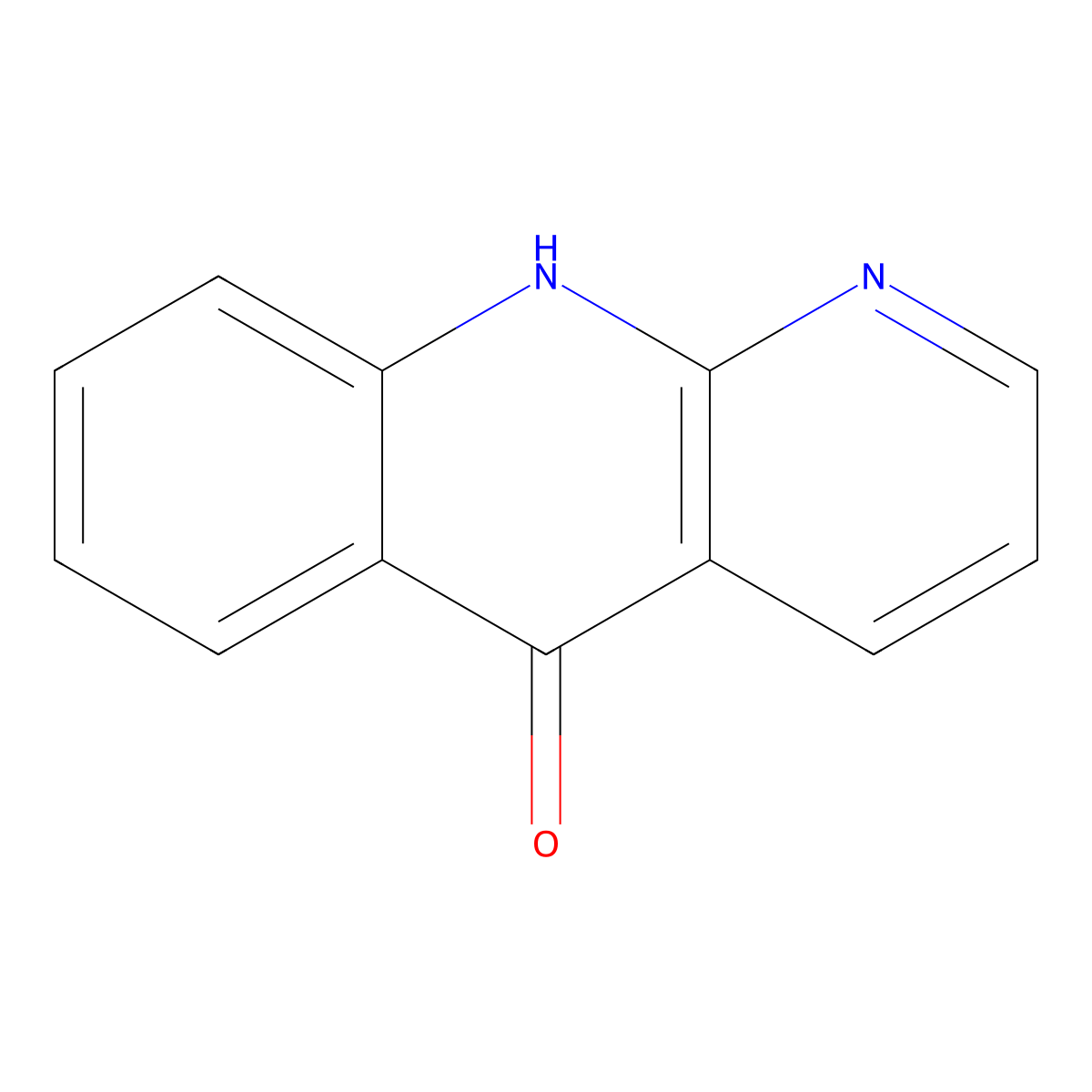 10H-Benzo[b][1,8]naphthyridin-5-one molecular structure, CAS 28907-30-4