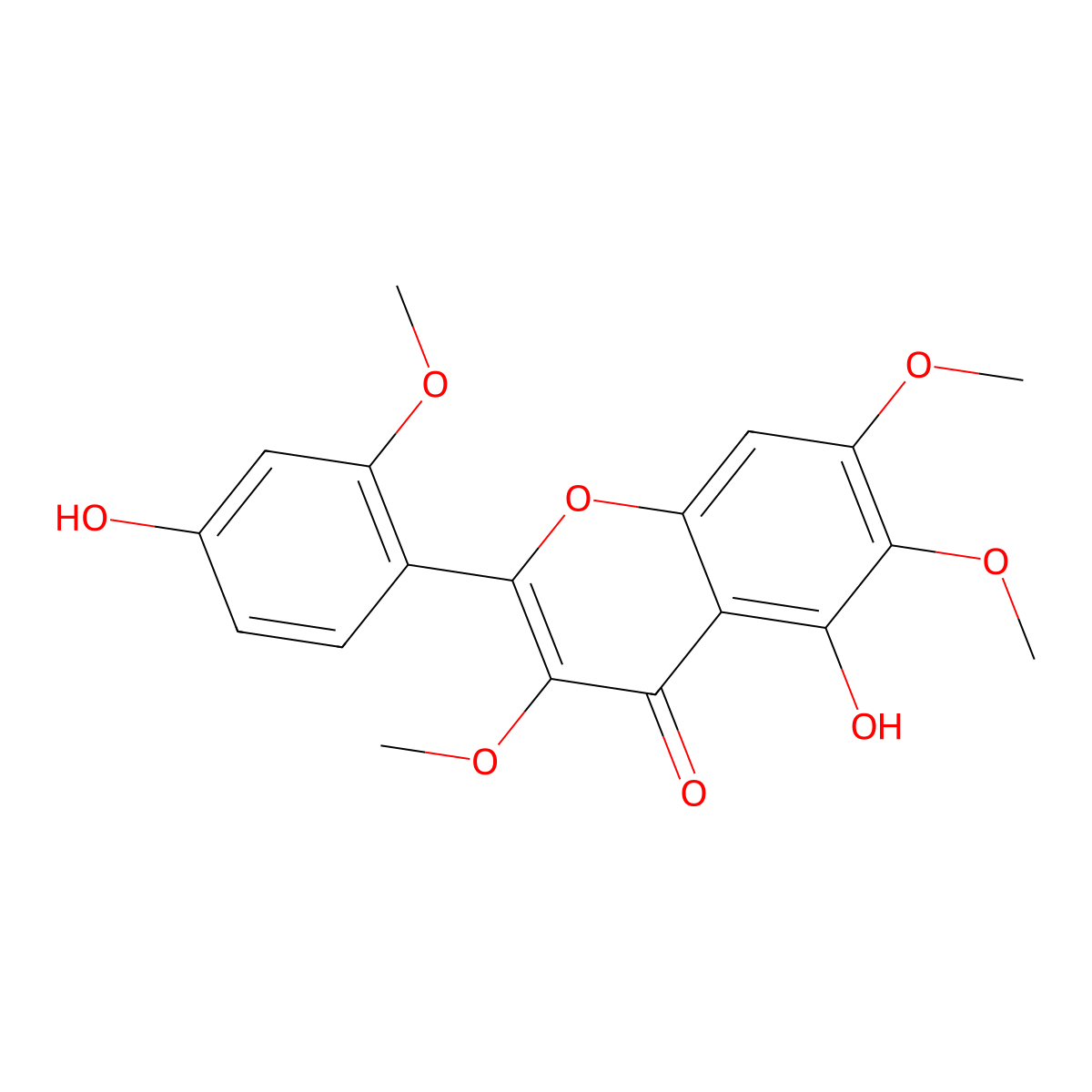 Chrysosplin molecular structure, CAS 28914-17-2