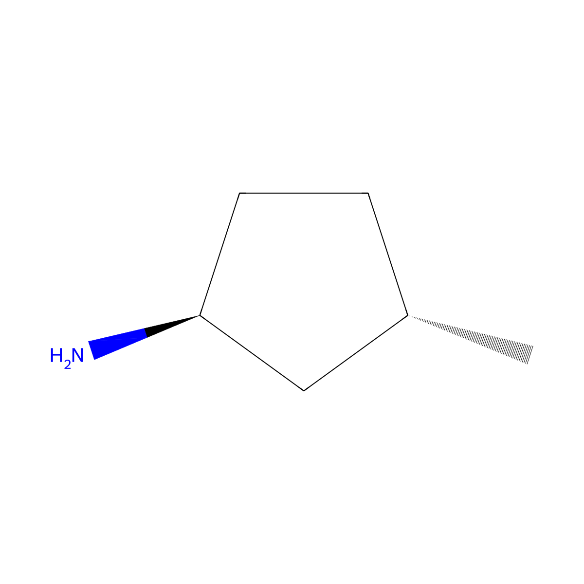 trans-3-Methyl-cyclopentylamine molecular structure, CAS 2891450-19-2