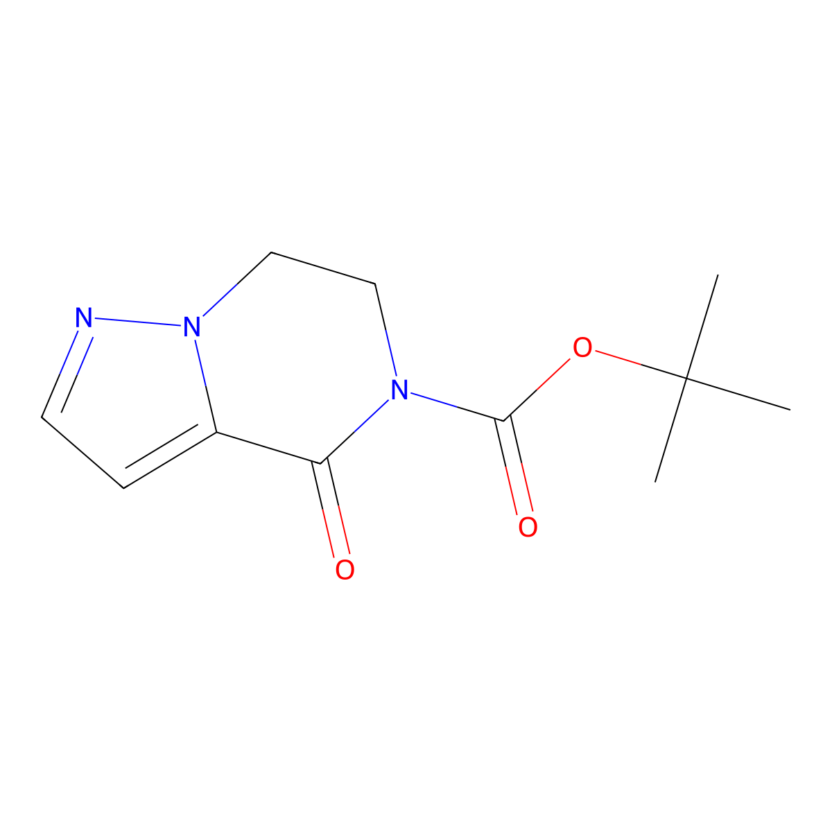 Tert-butyl 4-oxo-6,7-dihydropyrazolo[1,5-a]pyrazine-5-carboxylate molecular structure, CAS 2891597-80-9