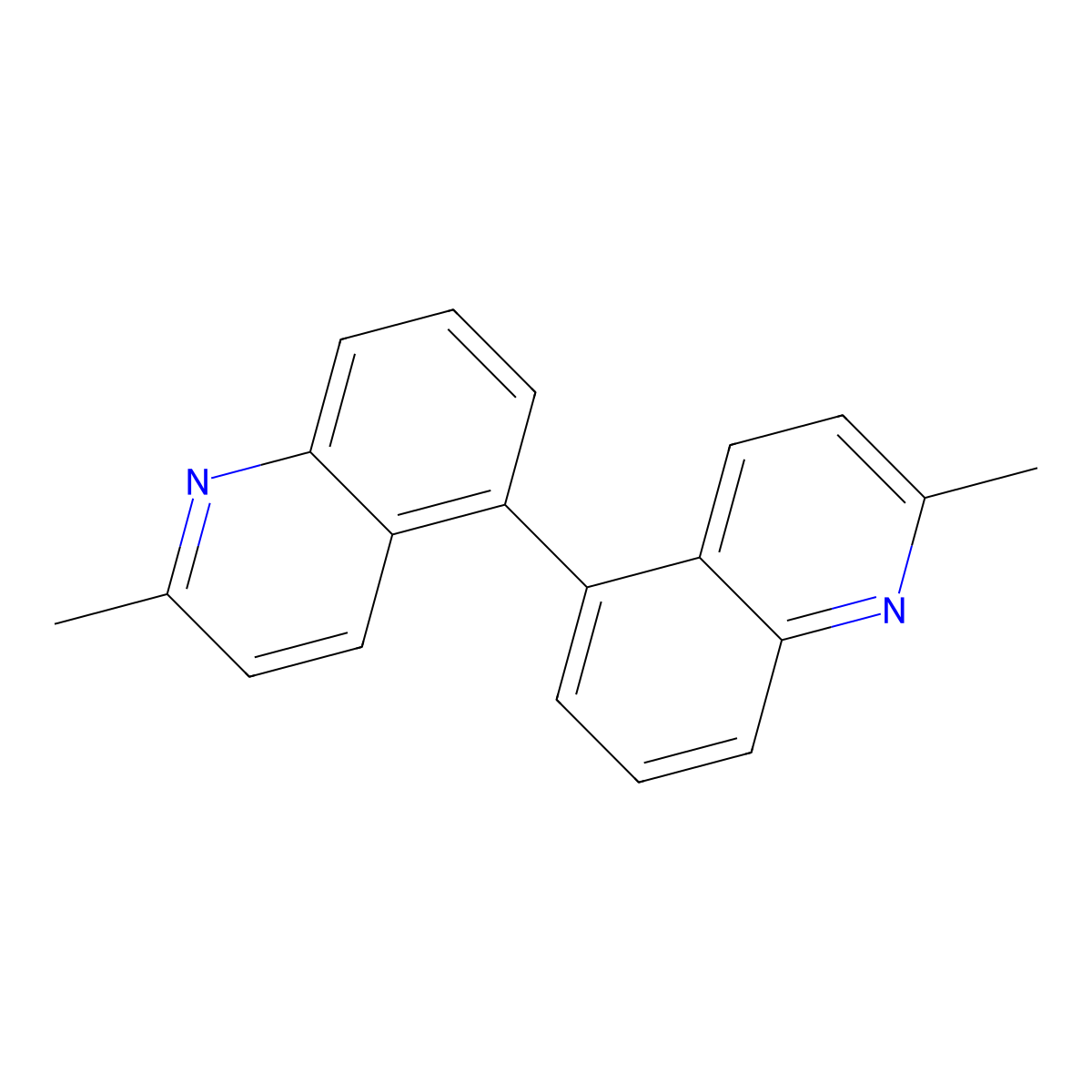 2-Methyl-5-(2-methylquinolin-5-yl)quinoline molecular structure, CAS 2891598-21-1