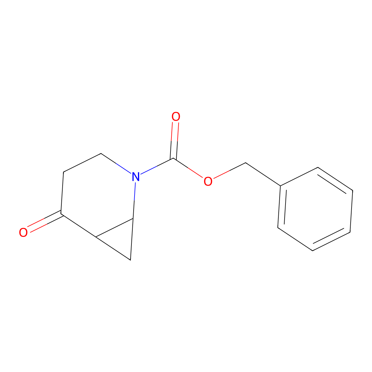 Benzyl 5-oxo-2-azabicyclo[4.1.0]heptane-2-carboxylate molecular structure, CAS 2891598-99-3