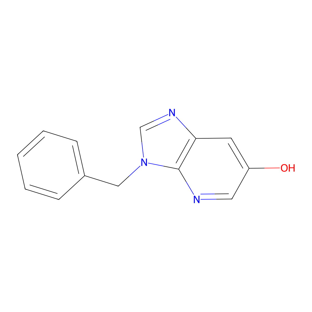 3-Benzylimidazo[4,5-b]pyridin-6-ol molecular structure, CAS 2891599-24-7
