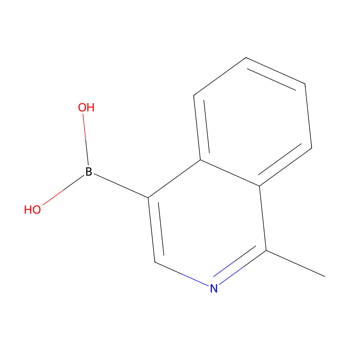(1-Methylisoquinolin-4-yl)boronic acid molecular structure, CAS 2891848-22-7