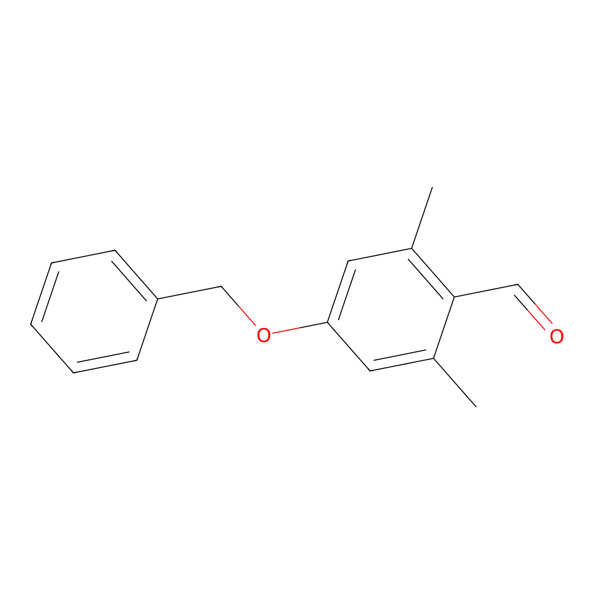 4-(Benzyloxy)-2,6-dimethylbenzaldehyde molecular structure, CAS 28924-92-7