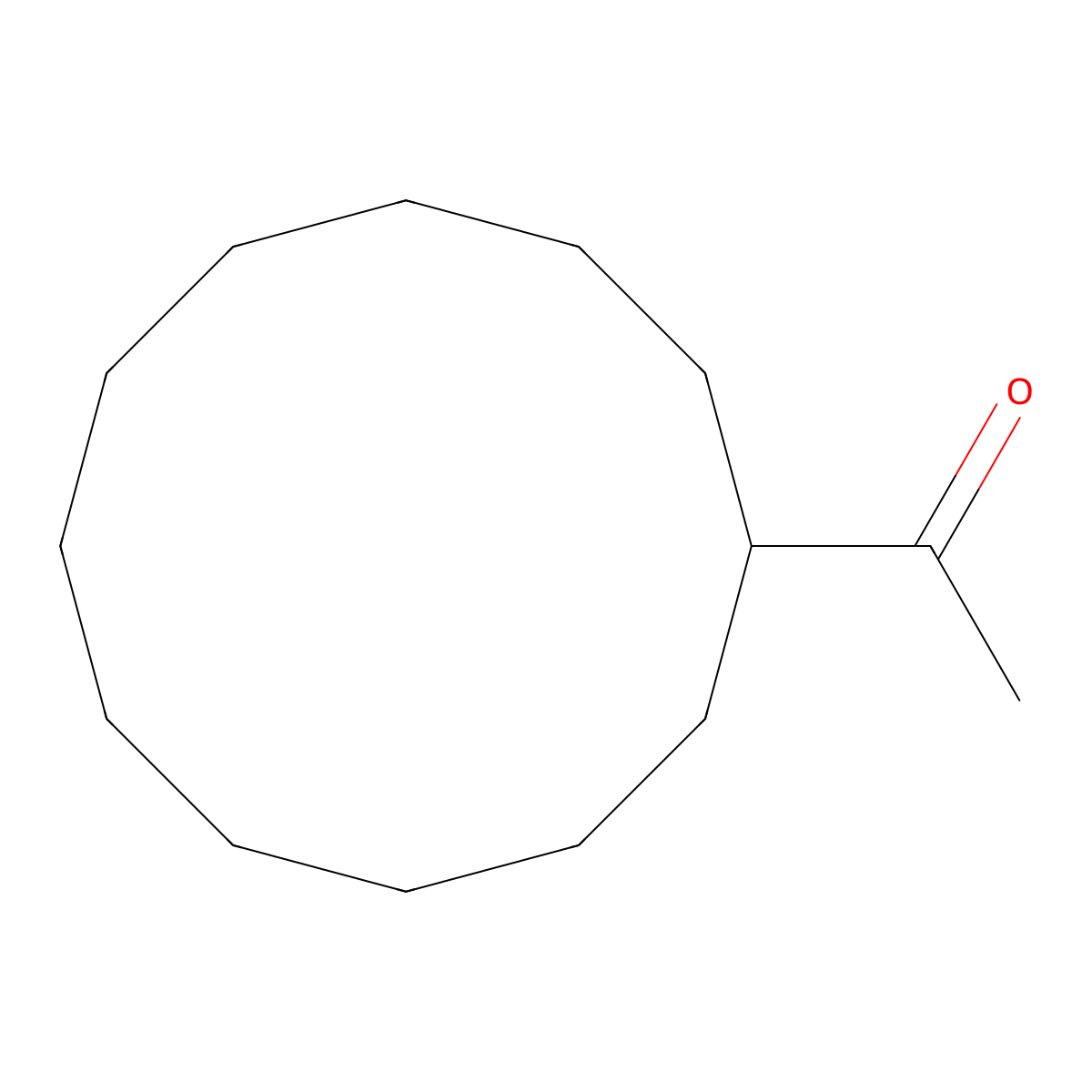 1-Cyclododecylethan-1-one molecular structure, CAS 28925-00-0