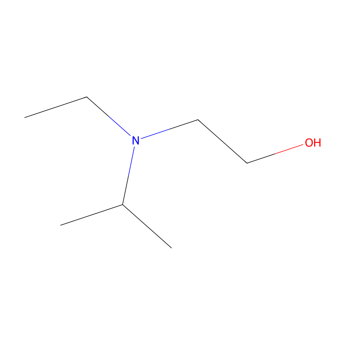 2-(Ethyl-isopropyl-amino)-ethanol molecular structure, CAS 2893-61-0