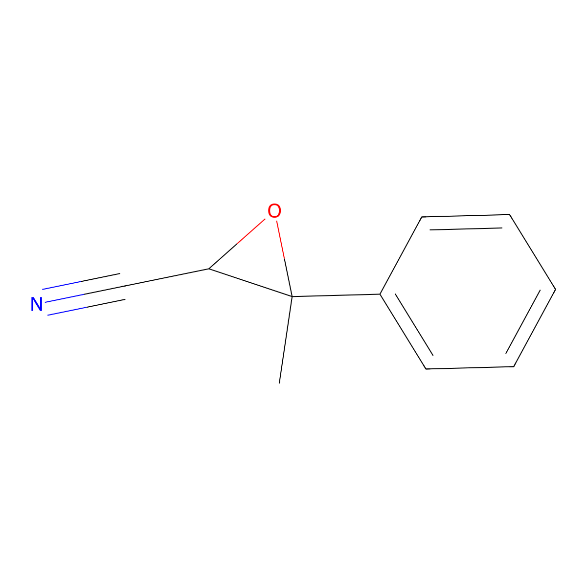 3-Methyl-3-phenyloxirane-2-carbonitrile molecular structure, CAS 28937-48-6