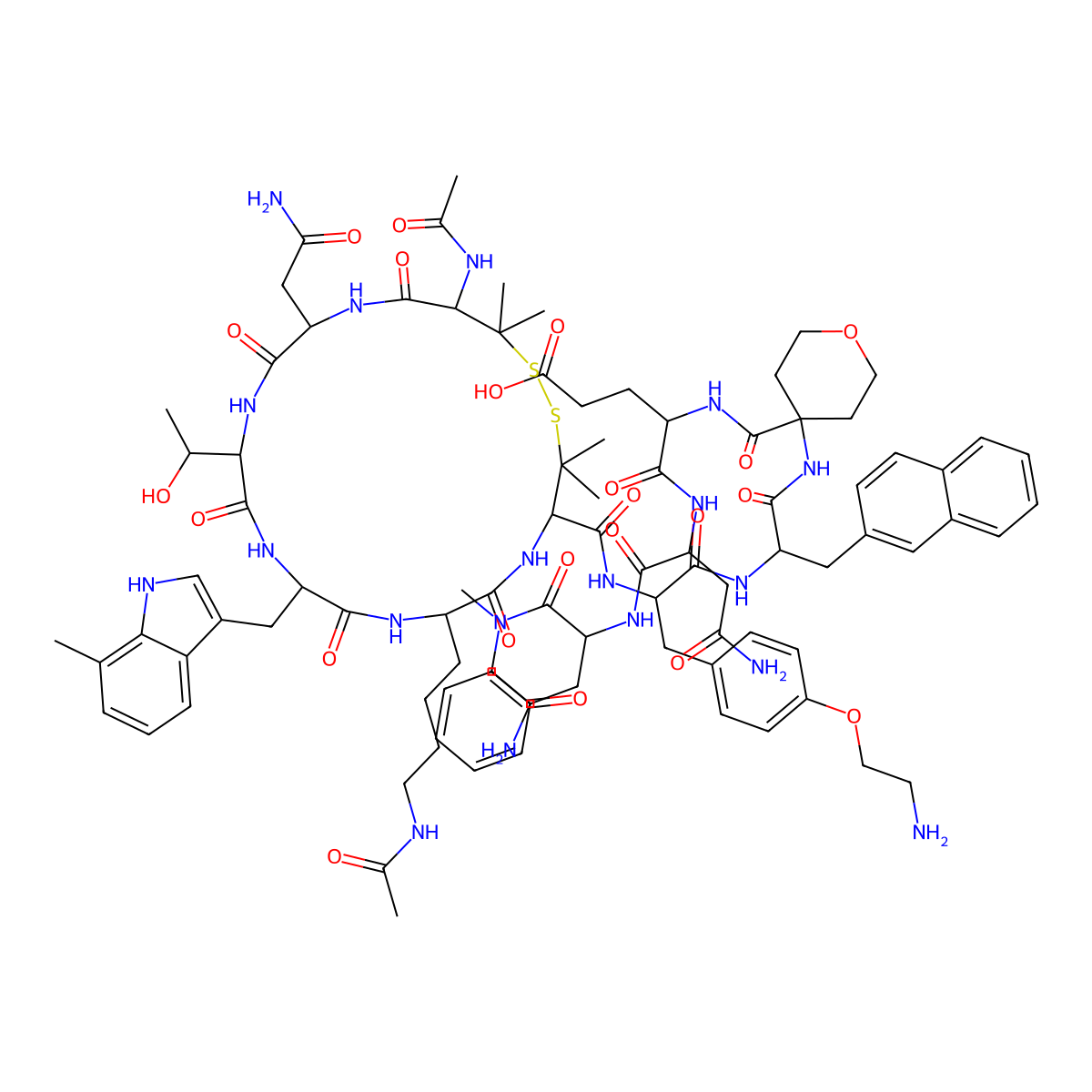 IL-23R inhibitor peptide-1 molecular structure, CAS 2894052-23-2