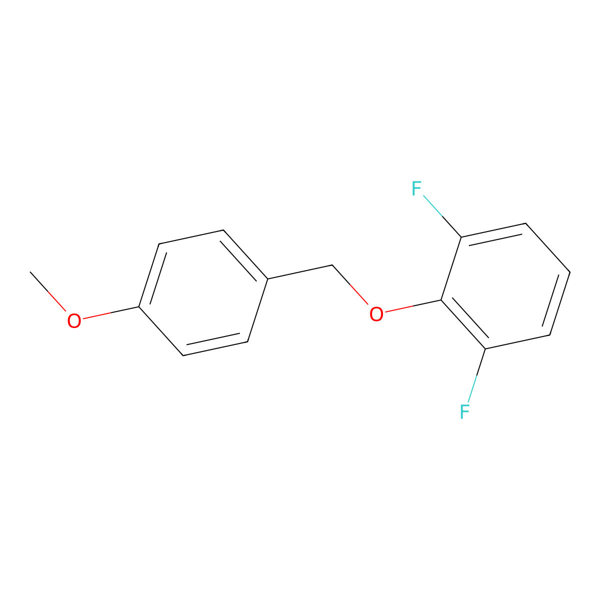 1,3-Difluoro-2-((4-methoxybenzyl)oxy)benzene molecular structure, CAS 2894848-21-4