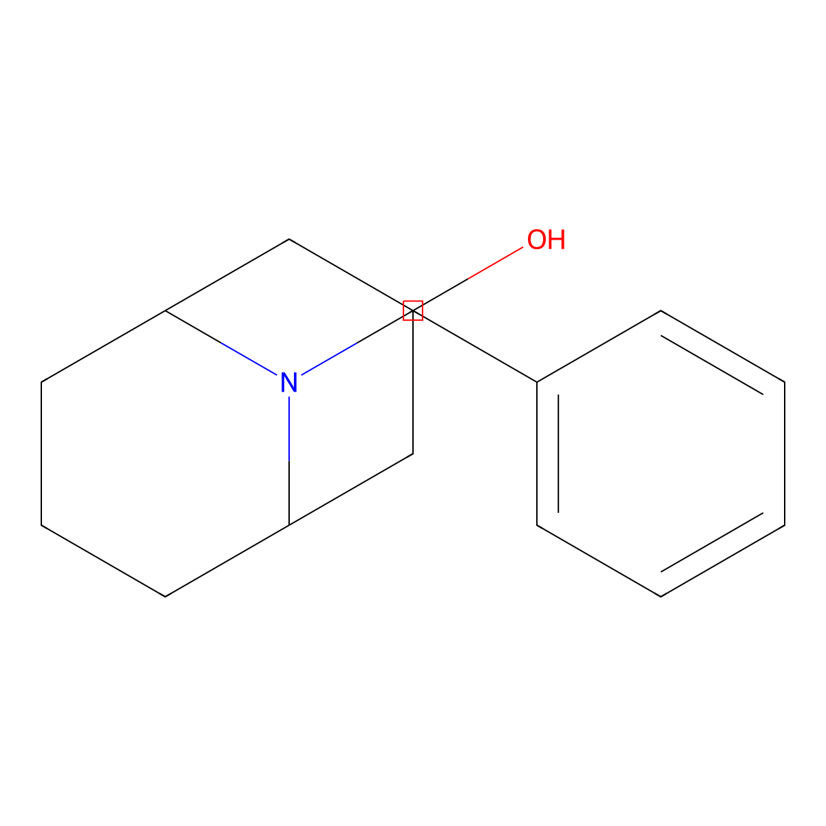 9-Benzyl-9-azabicyclo[3.3.1]nonan-3-ol molecular structure, CAS 289487-86-1