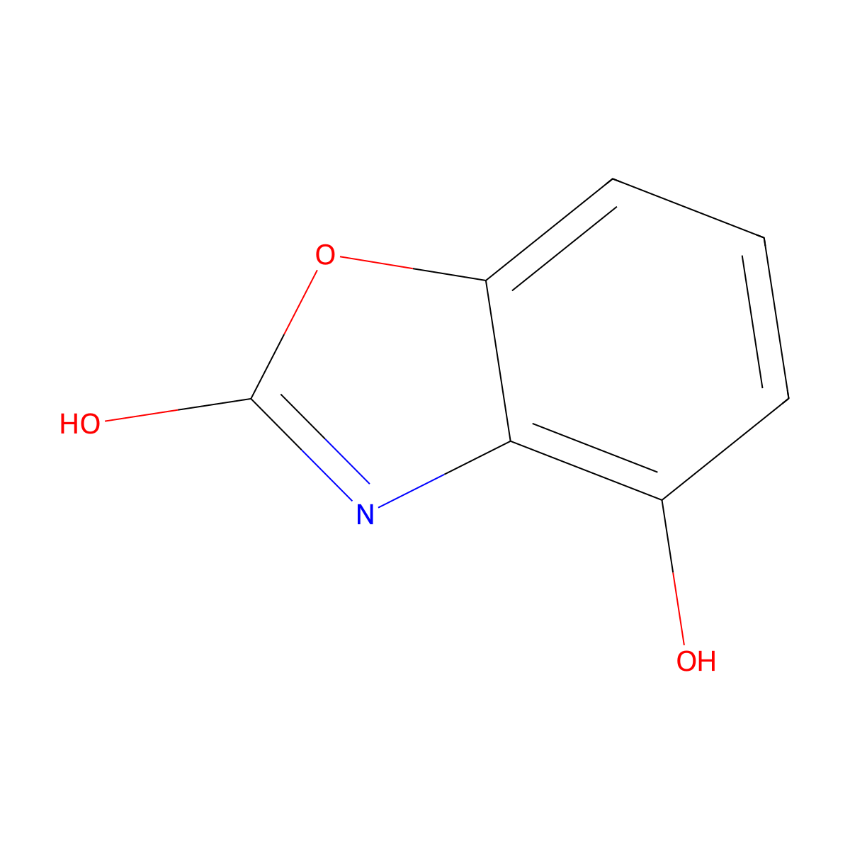 4-hydroxy-2(3H)-benzoxazolone molecular structure, CAS 28955-70-6