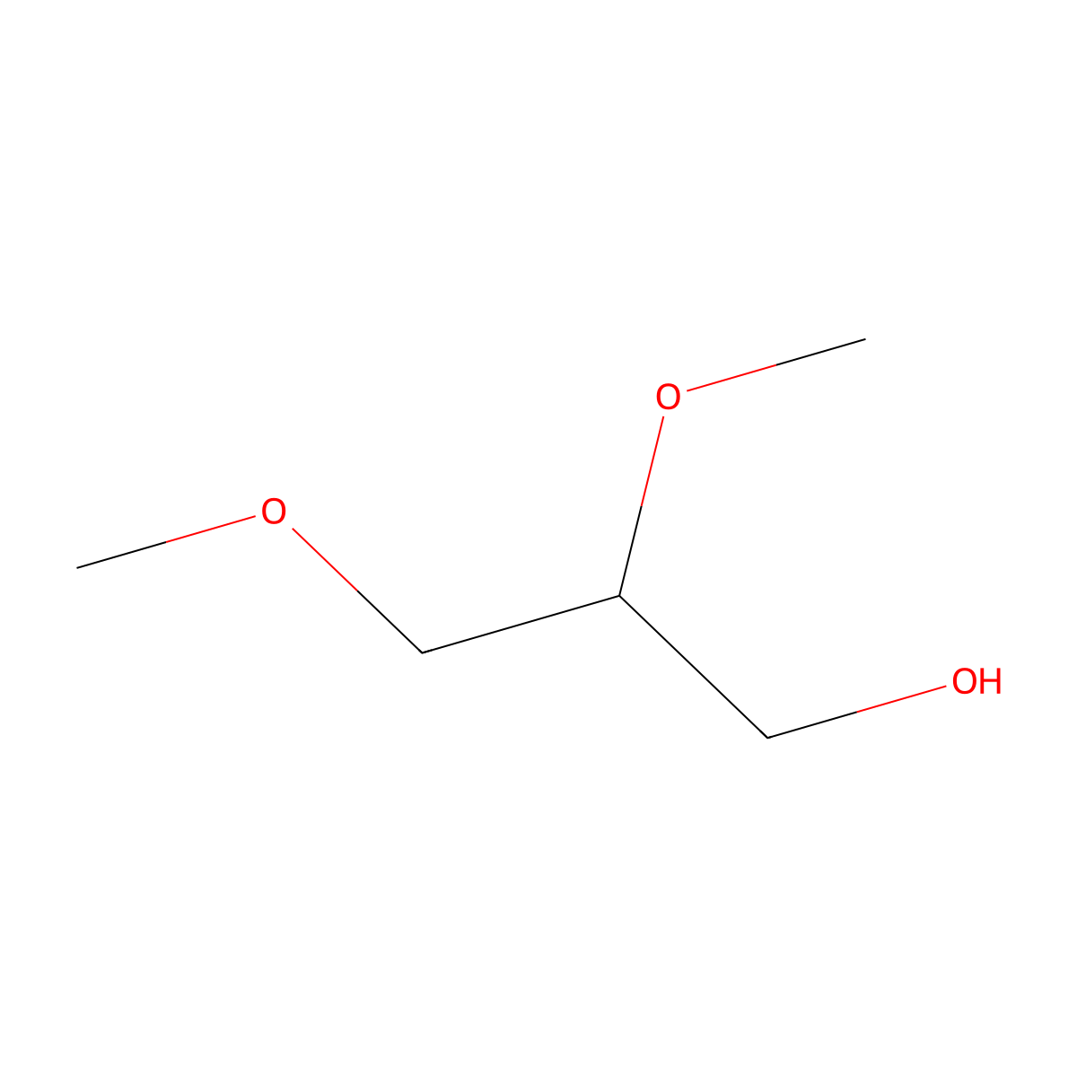 (2R)-2,3-dimethoxypropan-1-ol molecular structure, CAS 28959-04-8