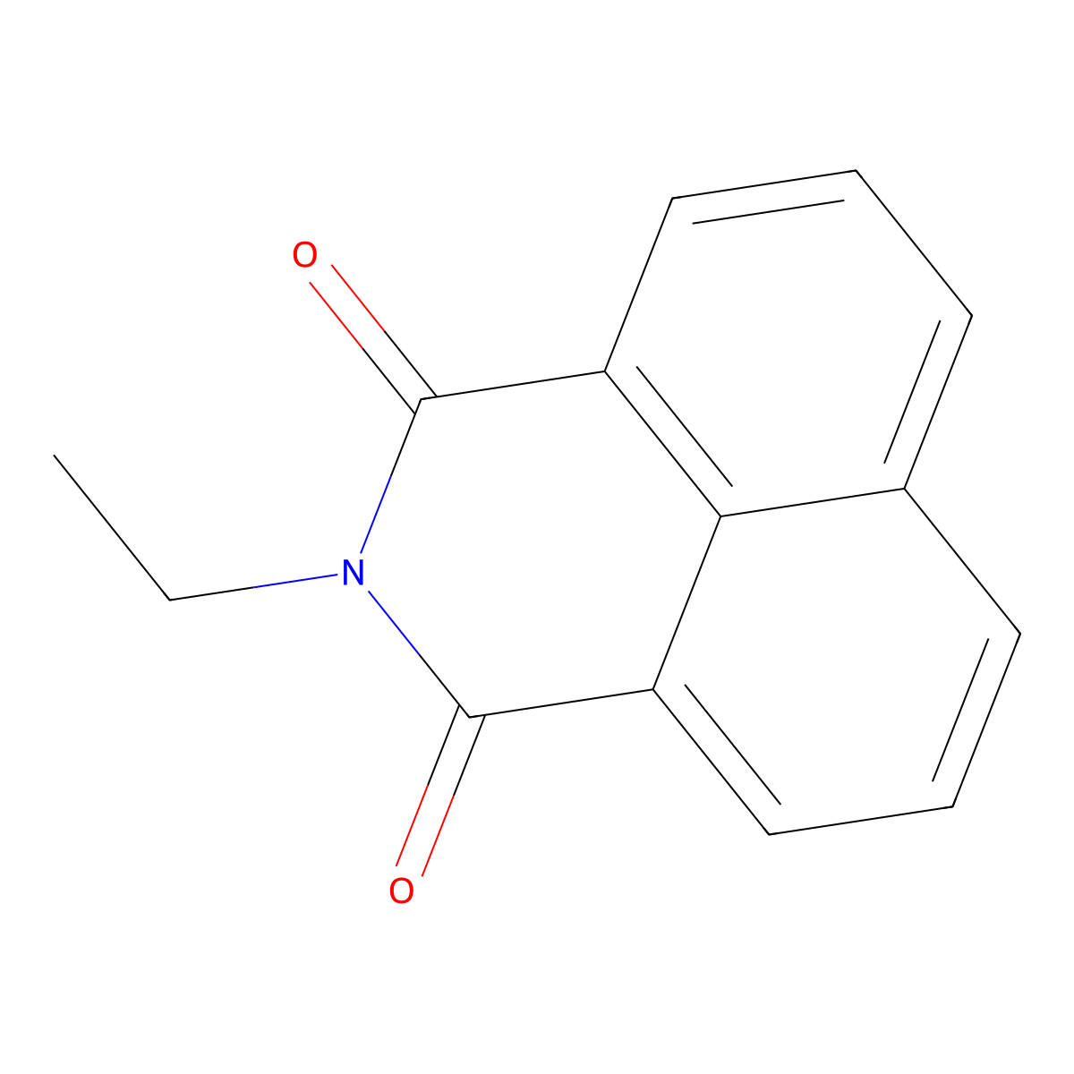 N-Ethyl-1,8-naphthalimide molecular structure, CAS 2896-23-3