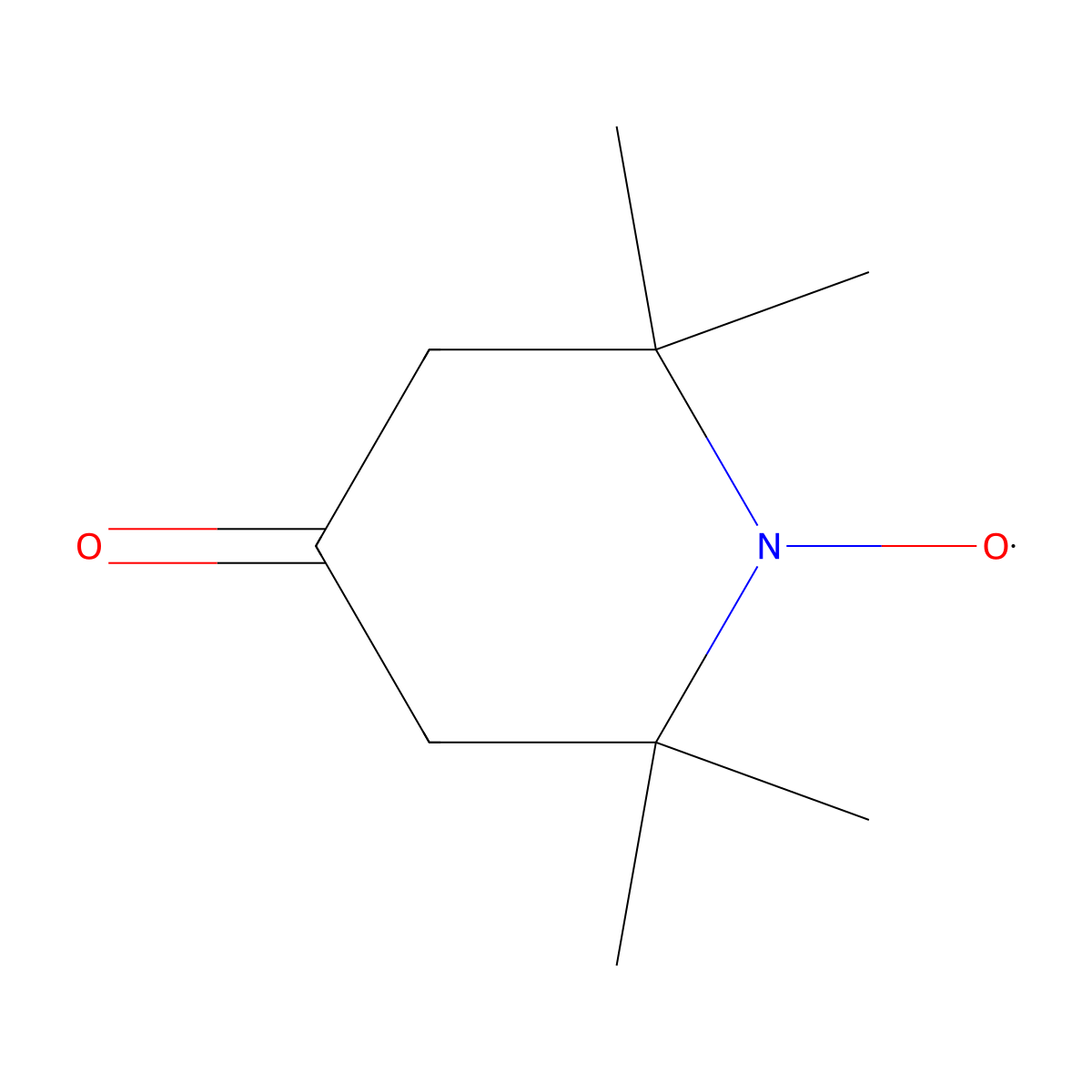 Tempone molecular structure, CAS 2896-70-0