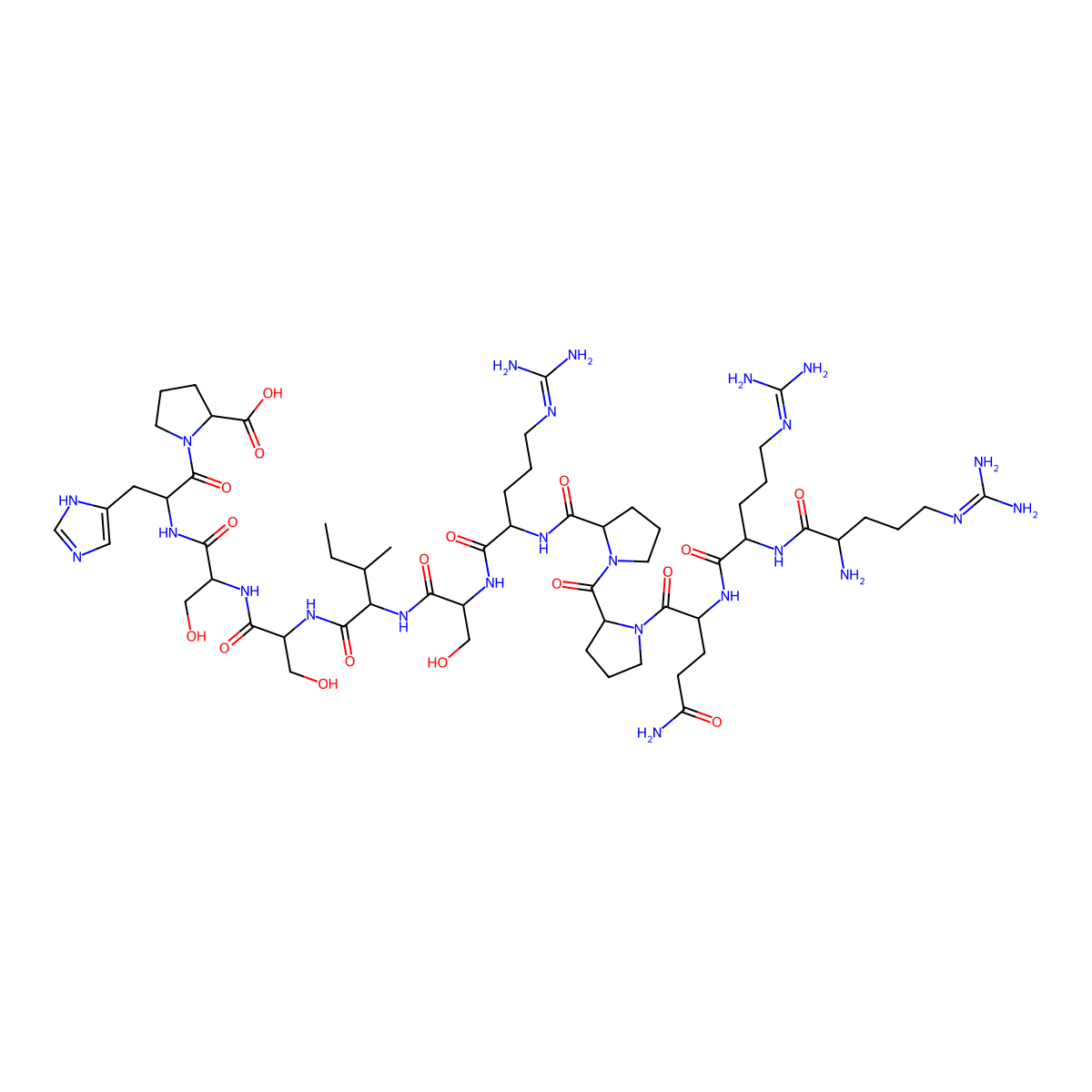 Muscle homing peptide M12 molecular structure, CAS 2896181-32-9