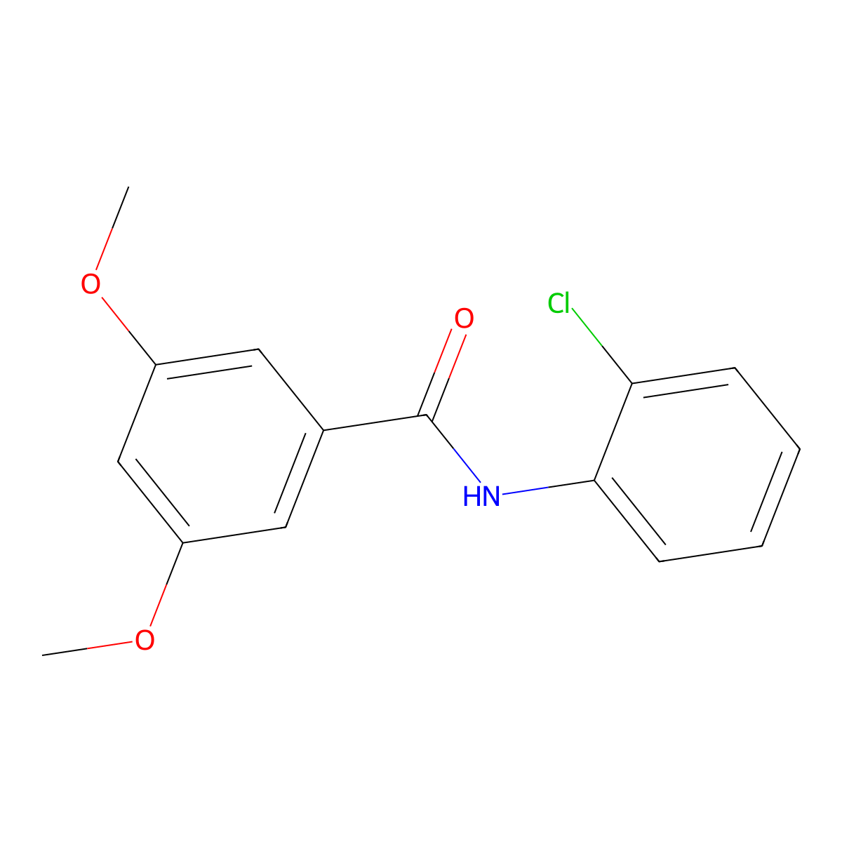 N-(2-chlorophenyl)-3,5-dimethoxybenzamide molecular structure, CAS 289632-27-5