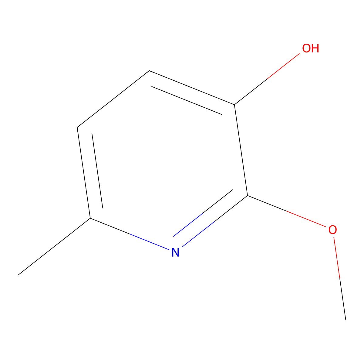 2-Methoxy-6-methylpyridin-3-ol molecular structure, CAS 289688-87-5