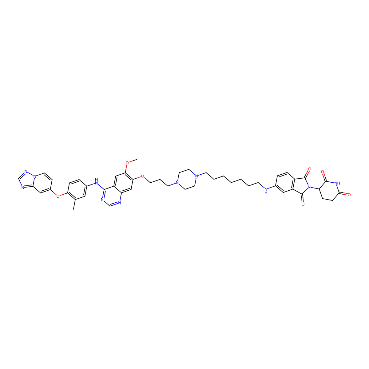 PROTAC HER2 degrader-1 molecular structure, CAS 2897640-93-4