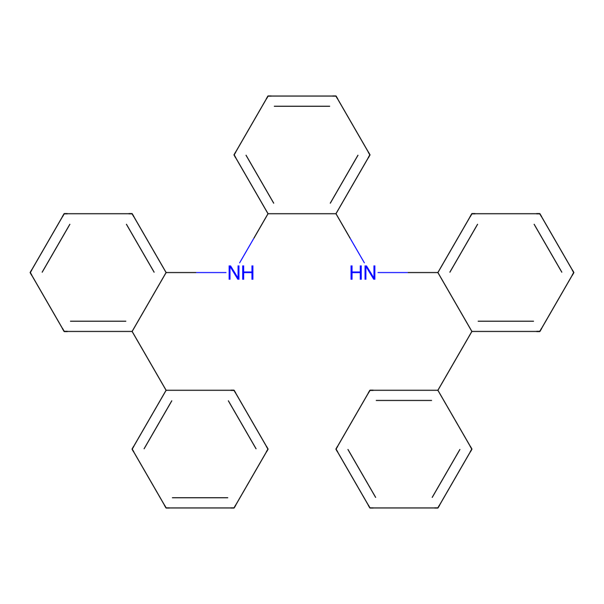 N1,N2-Di([1,1'-biphenyl]-2-yl)benzene-1,2-diamine molecular structure, CAS 2897656-95-8