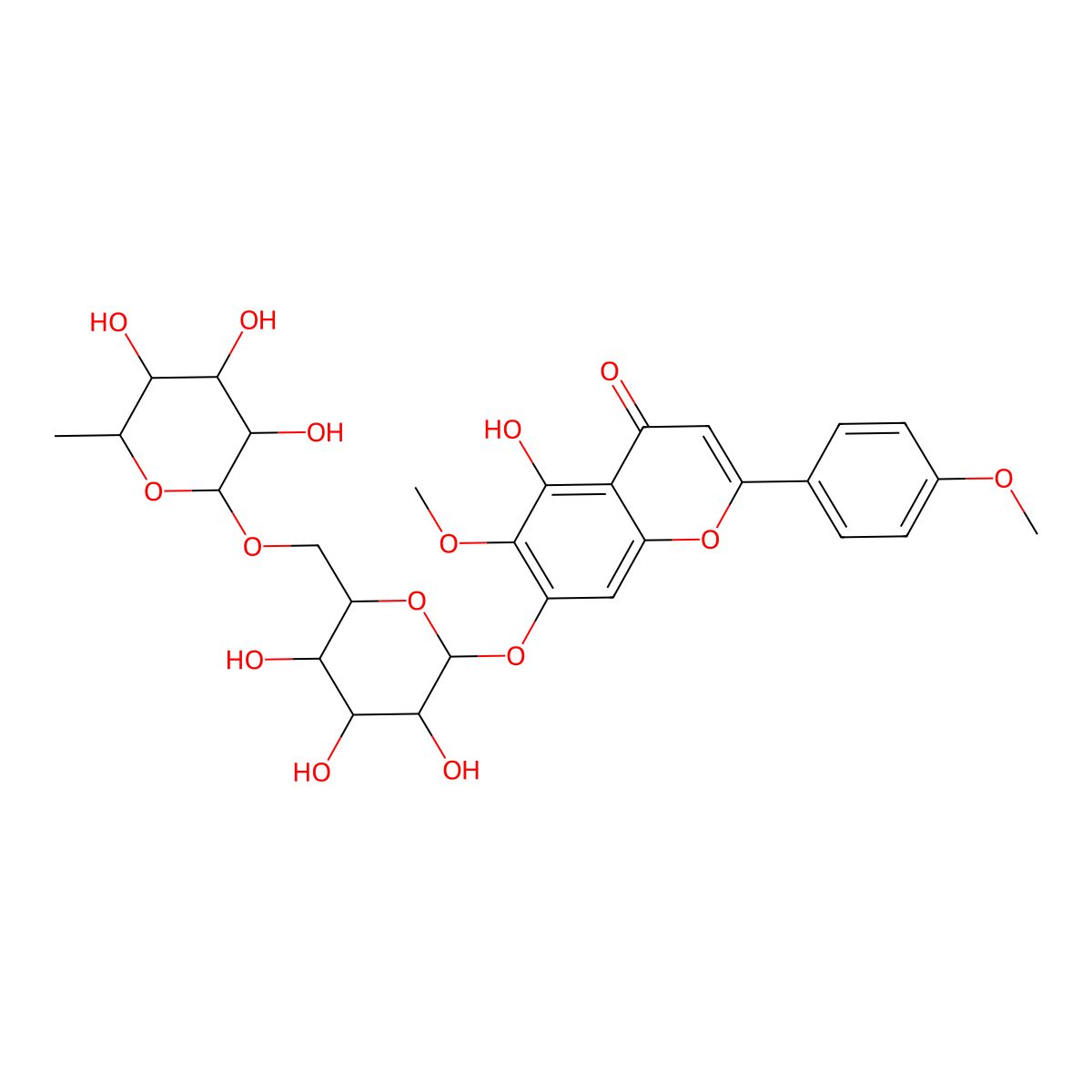 Pectolinarin molecular structure, CAS 28978-02-1