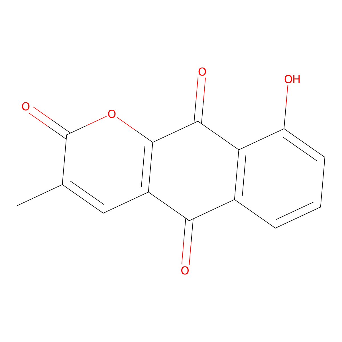 Lambertellin molecular structure, CAS 28980-51-0