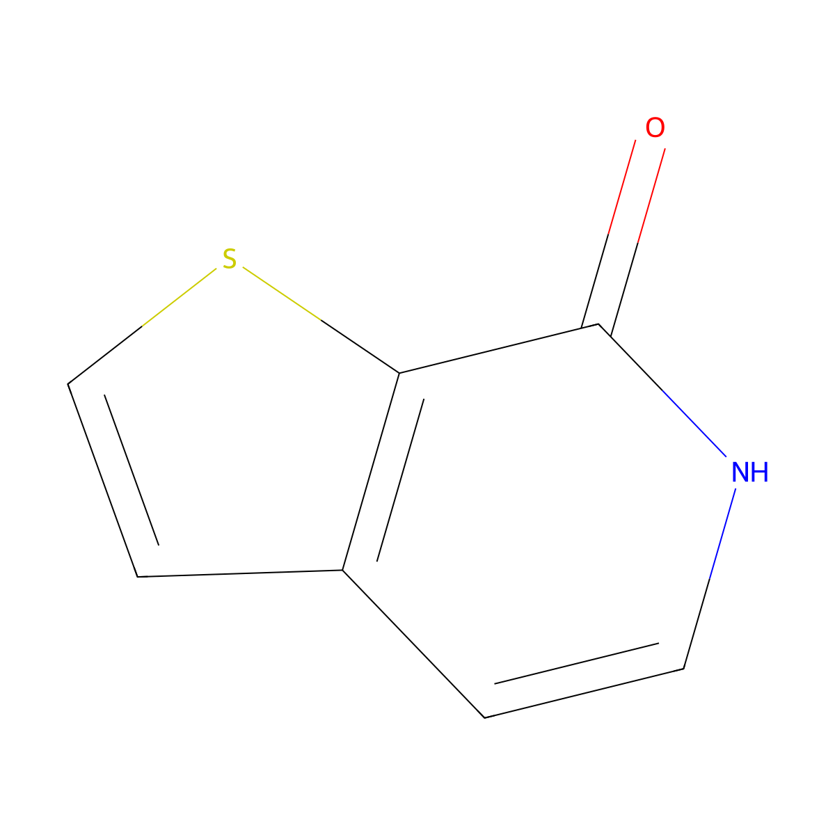 6H,7H-thieno[2,3-c]pyridin-7-one molecular structure, CAS 28981-13-7