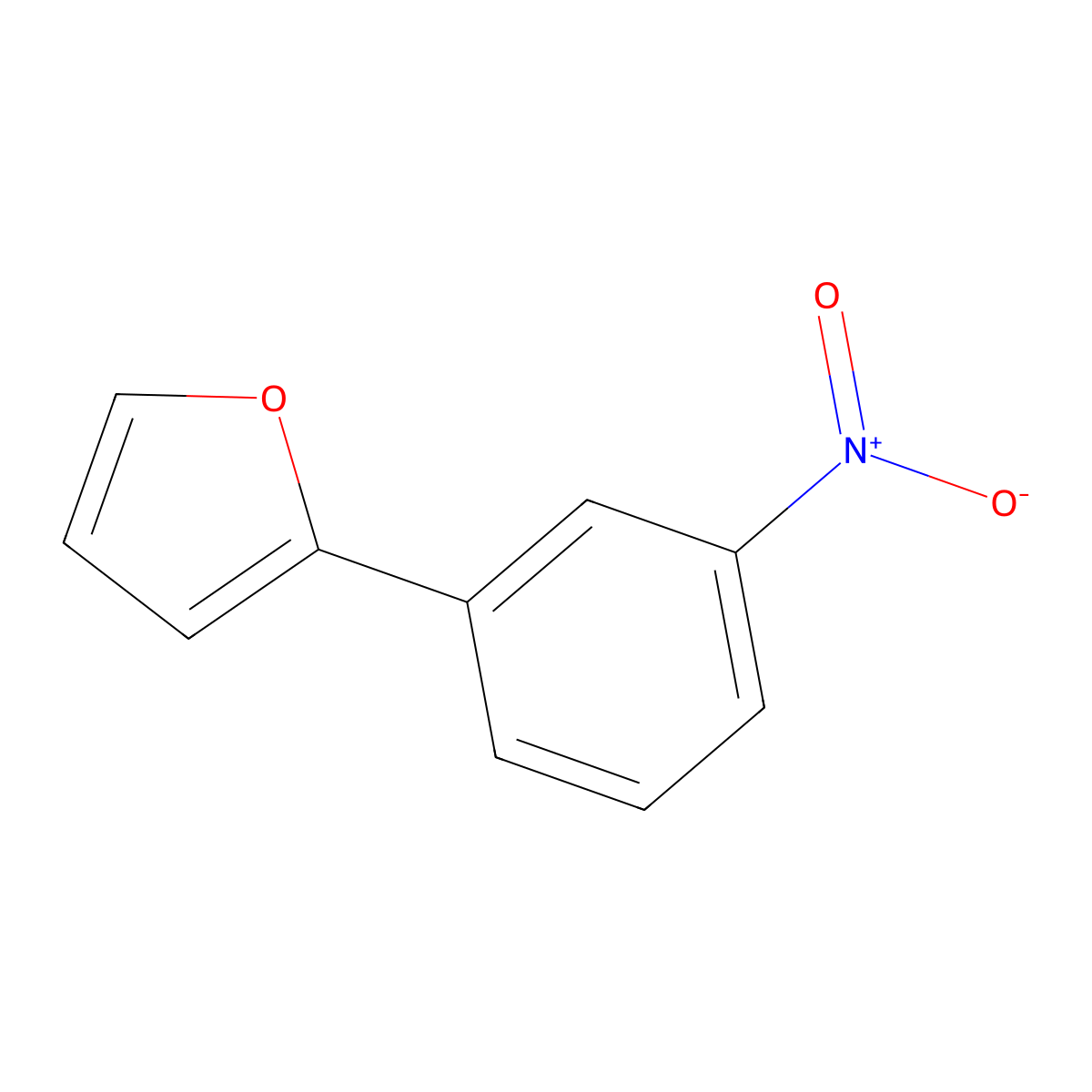 2-(3-Nitrophenyl)furan molecular structure, CAS 28988-01-4