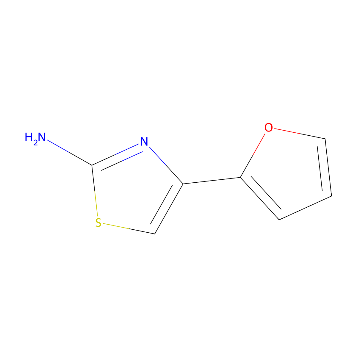 4-(Furan-2-yl)-1,3-thiazol-2-amine molecular structure, CAS 28989-52-8