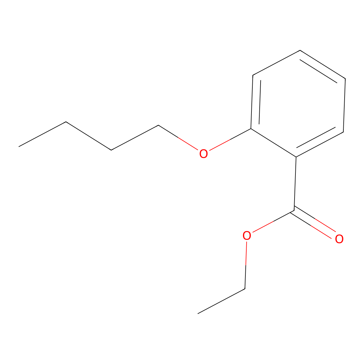 Ethyl 2-butoxybenzoate molecular structure, CAS 289894-50-4