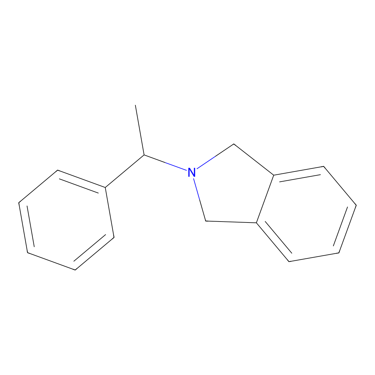 2-(1-Phenylethyl)-1,3-dihydroisoindole molecular structure, CAS 289895-14-3