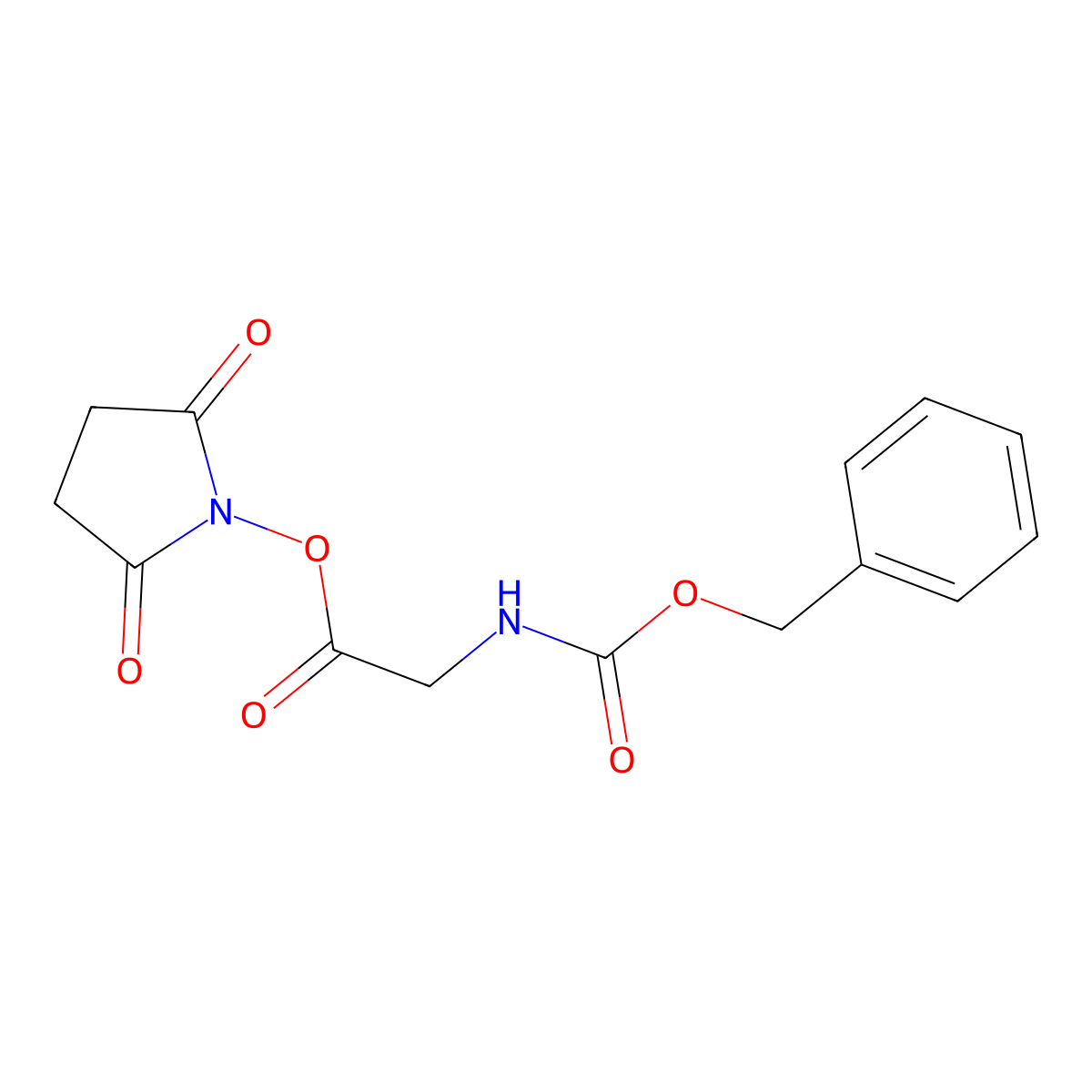 Z-Gly-OSu molecular structure, CAS 2899-60-7