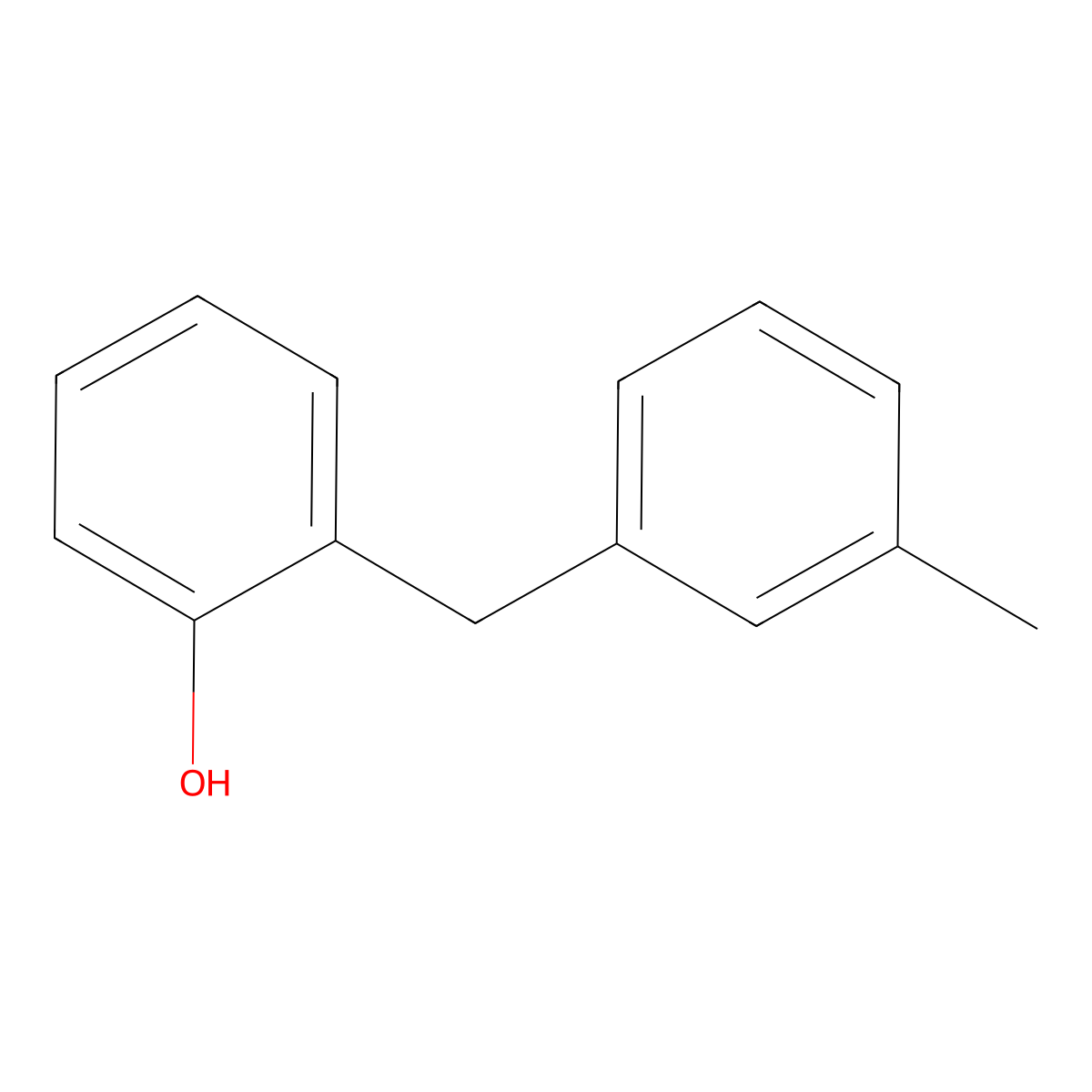 2-(3-Methylbenzyl)phenol molecular structure, CAS 28994-45-8