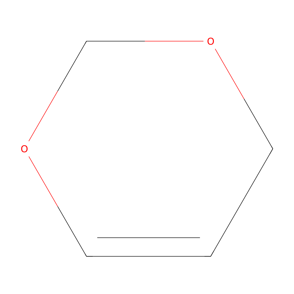 4H-1,3-Dioxin molecular structure, CAS 290-13-1