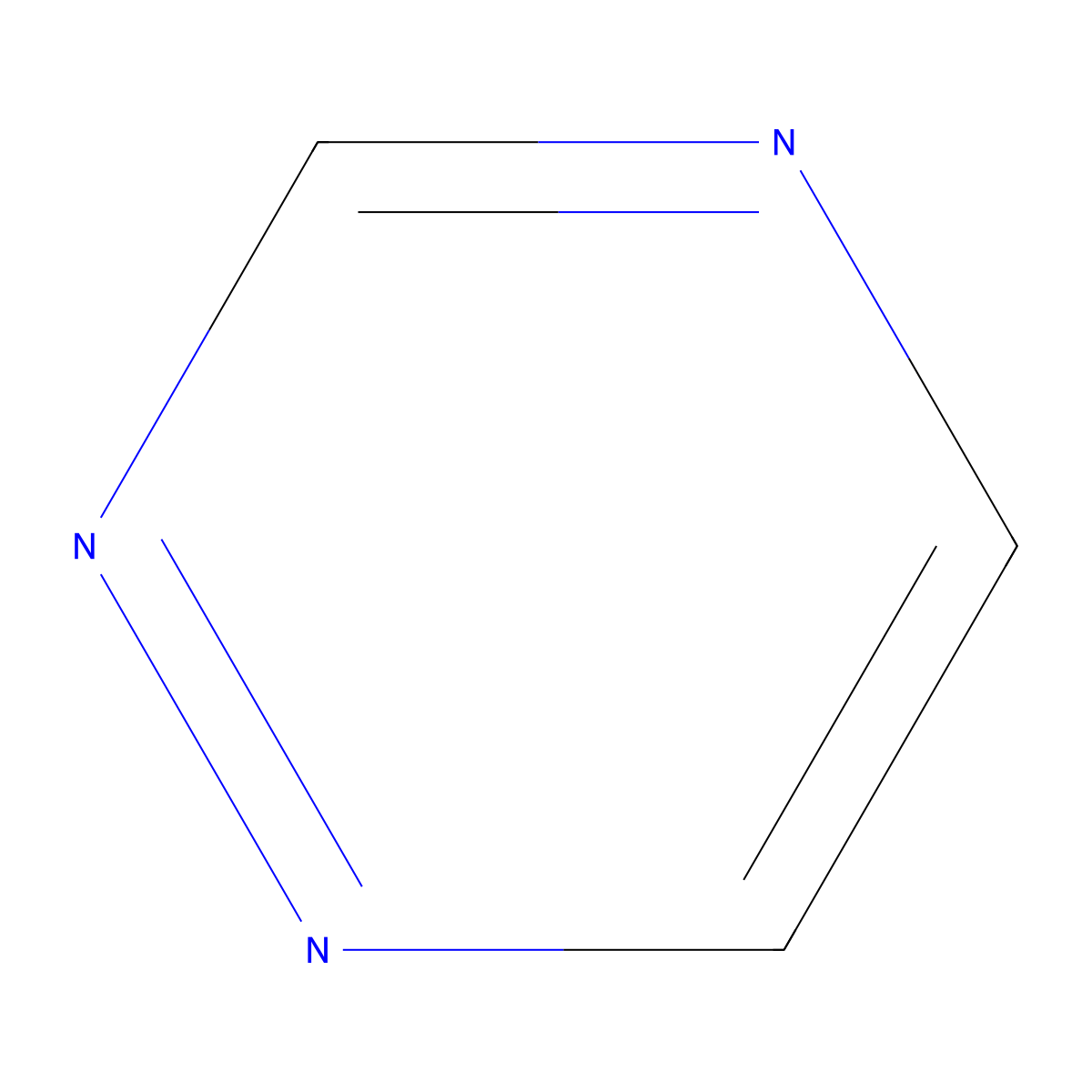 1,2,4-Triazine molecular structure, CAS 290-38-0