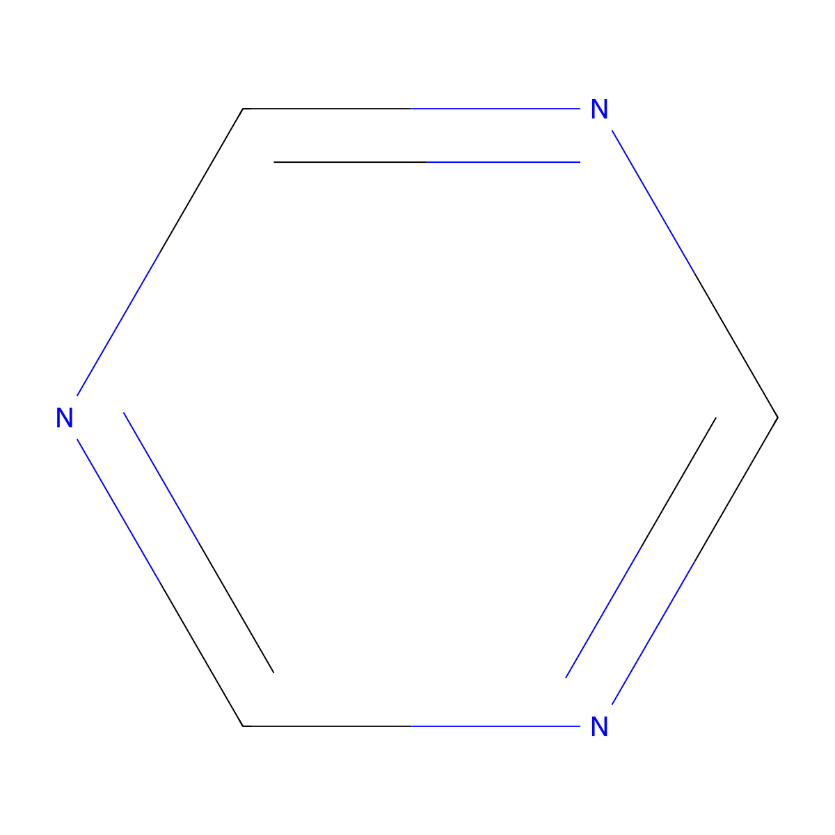 1,3,5-Triazine molecular structure, CAS 290-87-9